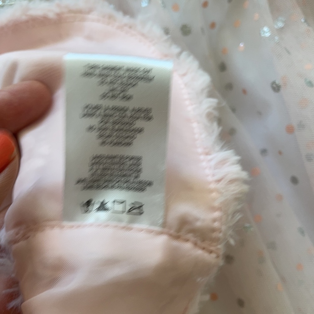 Fancy girls dress with fuzzy shawl size 4 - Picture 5 of 10